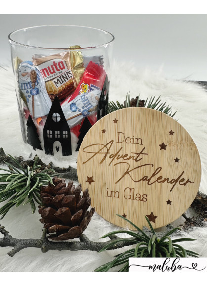 Advent im Glas