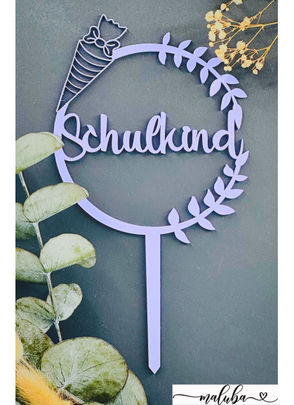 CakeTopper "Schulkind"